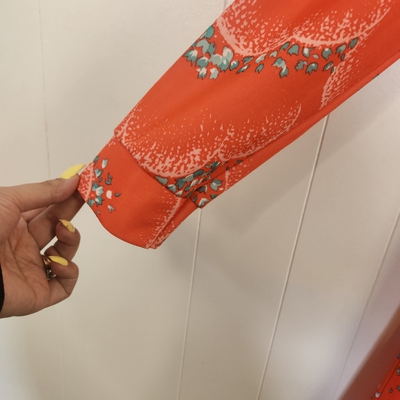 Vintage 1960's SEARS House Dress Hostess Midi A-Line Dress Women's Size Large - Picture 6 of 13